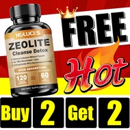 Premium Zeolite Cleanse Detox Supplement, for Heavy Metal Detox & Gut Cleansing, Liver Health & Ener