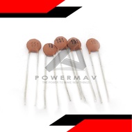 5pcs 150pf ceramic capacitor 50V 150 pf 1500 Ceramic Capacitor 50v 150pf Red DIP Capacitance for pc