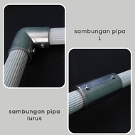 SIKU Curtain Pipe Connection/ Straight Connection Elbow Connection (L)