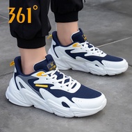 361 Men's Shoes Spring Autumn New Style Mesh Breathable Shoes Student Daddy Shoes 361 Degree Officia