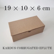 KARDUS PACKING HAMPERS SOUVENIR SNACK KUE GIFT BOX KADO 19x10x6