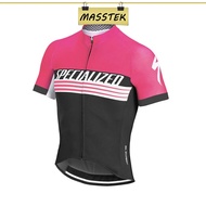 2024 Spot Women Cycling Jersey Pink Short Sleeve MTB Bicycle Clothing Outdoor Sports Cycling Jersey APL138