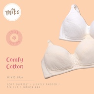 Miko Bra C430 - 100%Cotton/ soft support/ lightly padded/ 3/4 cup/ junior bra/ Young Adult