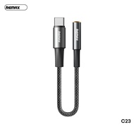 Bộ Chuyển REMAX C21 Cổng USB / C22 Cổng L / C23 Cổng Type C Sang Jack 3.5mm Dài 12cm