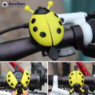 HUAIHAO Cartoon Ladybug Bicycle Bell Children Beetle Bike Horn Cycling Bell Bicycle Ride Ring Alarm 
