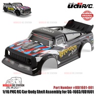UDIR/C Part UDI1601-001 1/16 PVC RC Car Body Shell Assembly for SG-1603 / UD1601