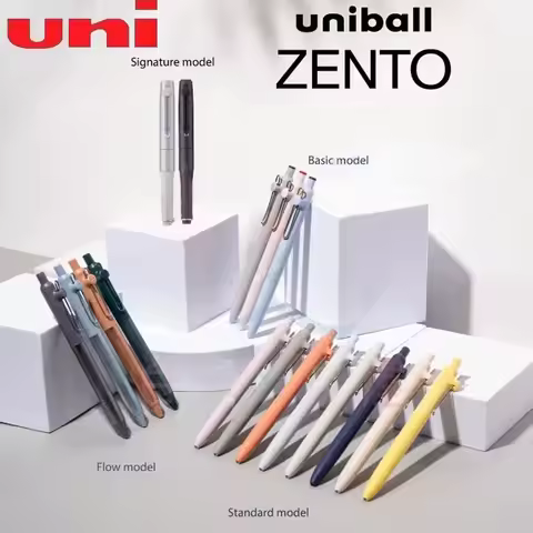 Japan Uni/Mitsubishi Uniball ZENTO series Gel Pen,Small Core 2nd 0.38/0.5mm Business Office Signing 