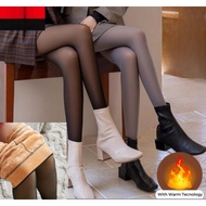WINTER STOCKING SOCKS WINTER LEGGING THERMAL TWO TONE MINUS TEMPERATURE WOMAN WARM FUR STOCKING
