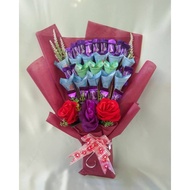 Bouquet chocolate / money / flower / bear / coklat / duit