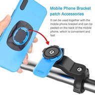 Quad Lock Bike Phone Holder Stand Motorcycle Universal Shock Absorber Bicycle 360 Rotatable Navigati