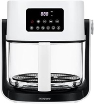 Acerpure Chef 2-in-1 Flip Smart Air Fryer & Grill with Hot Pot, 360° TurboHeat, 100% Transparent Gla