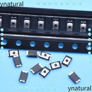 YNATURAL 50pcs Tactile Push Button PCB Push-button SMD Thin Film Key 4 Pin Micro Switch