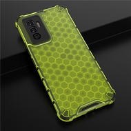 Vivo V23e 5G Case Hard Silicone Honeycomb Clear Shockproof Back Cover Vivo V23e V 23e 5G Phone Casin