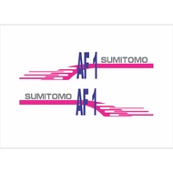 Sumitomo af1 excavator cutting sticker