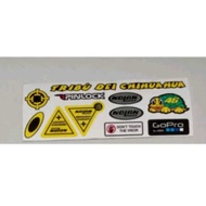 Arai Pull & Bear Visor Sticker Variation Cutting Arai Sticker Motorcycle Sticker