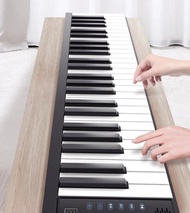 88 Keys Keyboard Piano Portable Digital Piano With LCD Display Built-In Speakers Rechargeable Battery BT Connectivity New