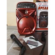 CD-101 Bt Portable Hifi Speaker FM Radio TF/USB MP3 Player