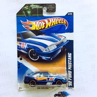 Hot Wheels 2011 92 Ford Mustang - Race Team Blue