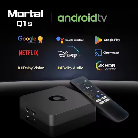2024 Hot Sale Version Q1S Android 10 AllwinnerH313 Smart TV Box 4K UHD 2.4G5.8G Dual WIFI Voice Assi