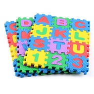 Kids Learning ABC Kids Number Puzzle Kids Alphabet Puzzle Soft Mat Puzzle Small Mat ABC Mainan Puzzl