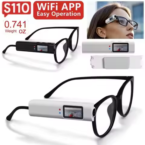 2.7K Glasses Camera WIFI Mini Wearable Outdoor Security Sports DV DVR Video Recorder Surveillance Ca