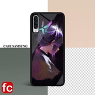 HP Glossy Case Samsung A30S A50 A50S A70 [FR55] Anime Girl Kocho Sinobu Kimetsu No Yaiba Casing Glit
