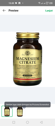 Solgar Magnesium Citrate 60 tablet