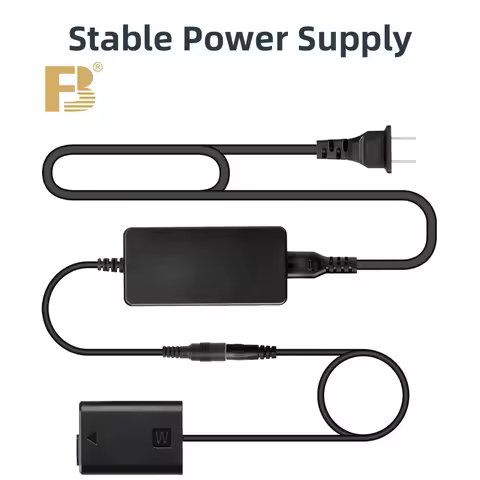 FB NP-FW50 Dummy Battery Adapter Kit AC Power Supply For Sony NEX-6 NEX7 A6300 A7M2 ILCE-6000 DSC-RX