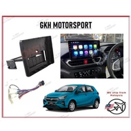 Perodua AXIA G/X/SE SPEC 2023 2024 D74A Android Player Casing 10" inch inci with Socket Power