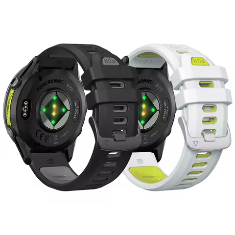 Official 1:1 Silicone Strap For Garmin Forerunner 970 965 955 Solar 945 745 935 Wristband Sport Two 
