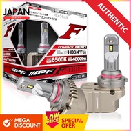 IPF Headlight LED for car use HB3 HB4 4600lm 6500K White 12V 24V compatible 2 pieces included Car in