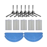 Vacuum Cleaner HEPA Filter Side Brush Mop Cloth for SUZUKA PRO GEN 2 Robot Vacuum Cleaner Parts