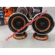 HERTZ Full Range Fullrange Speaker 2Way 2 Way Coaxial Car Speakers 80w watt Tweeter with Bass (EMC22