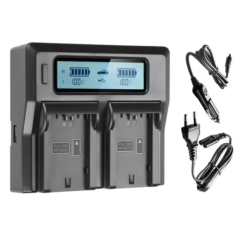 For sony NP-FZ100 NP FZ100 NPFZ100 Battery charger Fast LCD Dual Charger for Sony Alpha 9R A9R 9S A9