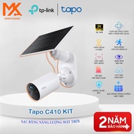 [Genuine Tapo] Tapo C410 Outdoor Security Camera KIT – Battery Powered & Solar Power QHD, IP65, Talk