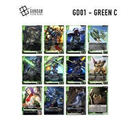 [Gundam Card Game] GD01 GREEN - C cards /GD01-035/GD01-039/GD01-041/GD01-109/GD01-126/Gundam GD01
