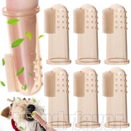 Pet Fingertip Toothbrush - Baby Tooth Care Brushes - Cat Teeth Cleaning Tool - Puppy Grooming Suppli