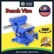 Autozone Clamp 4" Bench Vise Clamp Tool Grafting Tool Set ragum meja inch Swivel Base Bench Vice