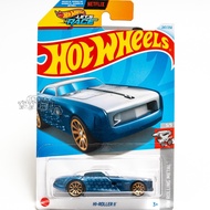 No. 247 HI-ROLLER II Silver Blue Hot Wheels Alloy Small Sports Car