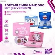 Portable Mini Mahjong set Cute Doraemon Version *NOW INCLUDES THE ANIMALS (Sg version) *