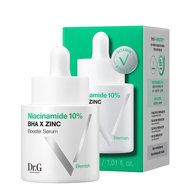 Dr.G Niacinamide 10% BHA X ZINC Booster Serum เซรั่มลดรูขุมขน ลดรอย บอกลาความมัน กำจัดปัญหาสิว