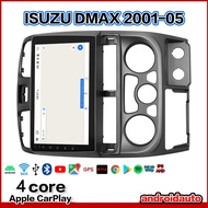 HO จอแอนดรอยด์ ขนาด9นิ้ว ISUZU D MAX 2006-2011 CPU 4/8CORE  รับไวไฟ GPS Netflix 2DIN4G 360 พาโนรามา 