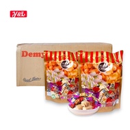 ขนมตุ๊บตั๊บมาเลเซีย NUTS CRISP ขนมถั่วอัดแท่งรวมรส แบบยกลัง จำนวน24 ห่อ  ขนาด  250g ผสมพิสตาชิโอ อัล