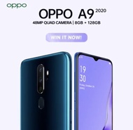OPPO A9 2020 Ram 8/128gb 48mp camera resmi oppo