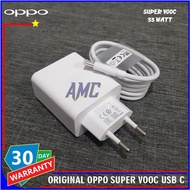 Charger Oppo A57 2022 A74 A76 SUPER VOOC ORIGINAL 100% 33 Watt Type C