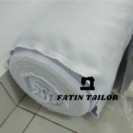 KAIN SCUBA PUTIH NILA /LYCRA PUTIH NILA JURURAWAT / SEKOLAH / UNIFORM