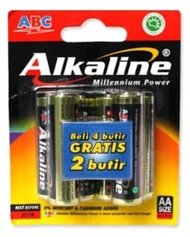 ABC Baterai Batere Baterei AA A2 ABC Alkaline 1.5V (4+2)