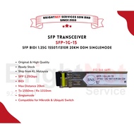 BNS SFP Transceiver SFP-1G-13 SFP-1G-15 SFP BiDi 1.25G 20km DDM SMF Single Mode Mikrotik Ubiquiti SF