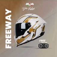 GILLE ASTRAL FREEWAY FULL FACE Dual Visor Motorcycle Helmet