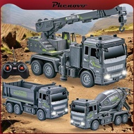 [Phenovo] 1:32 RC Engineering Truck Electric RC Truck Educational Toys 6WD 4 Channel with Lights Con